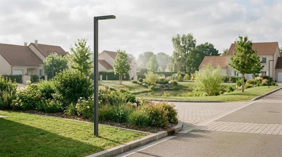 Espaces et équipements communs d'un lotissement : voirie, éclairage, espaces verts